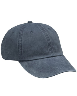 Adams Low-Profile Washed Pigment-Dyed Cap AD969 | Midnight - Front