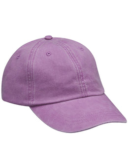 Adams Low-Profile Washed Pigment-Dyed Cap AD969 | Raspberry - Front