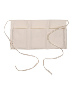 Big Accessories Three-Pocket Waist Apron APR50 | Natural - Front