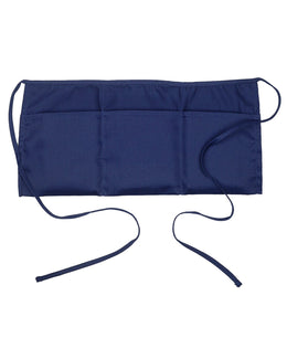 Big Accessories Three-Pocket Waist Apron APR50 | Navy - Front