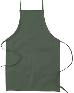 Big Accessories Two-Pocket Apron APR53 | Forest - Front