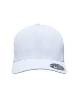 Team 365 Flexfit Cool & Dry Mini Pique Performance Cap ATB100 | White - Front