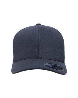 Team 365 Flexfit Cool & Dry Mini Pique Performance Cap ATB100 | Black - Front