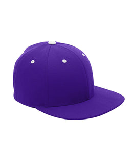 Team 365 Flexfit Adult Pro-Formance Contrast Eyelets Cap ATB101 | Sp Purple/ White - Front