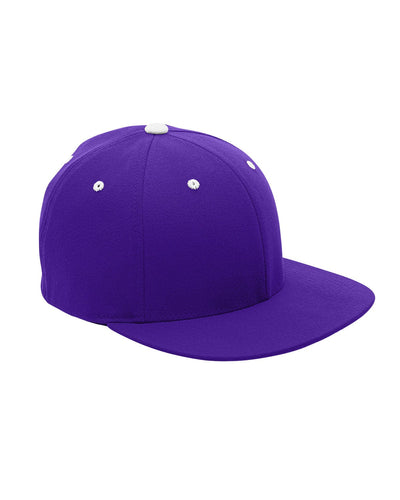 Team 365 Flexfit Adult Pro-Formance Contrast Eyelets Cap ATB101 | Sp Purple/ White - Front