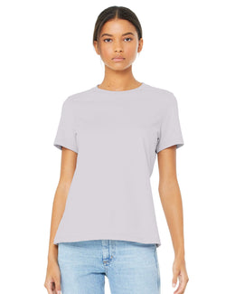 Bella+Canvas Ladies Relaxed Short Sleeve Jersey T-Shirt B6400 | Lavender Dust - Front