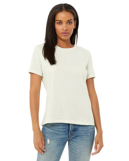 Bella+Canvas Ladies Relaxed Short Sleeve Jersey T-Shirt B6400 | Citron - Front