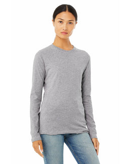 Bella+Canvas Ladies Long Sleeve T-Shirt B6500 | Athletic Heather - Front