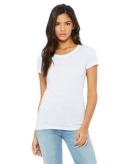 Bella+Canvas Ladies Triblend T-Shirt B8413 | Wht Flck Triblnd - Front