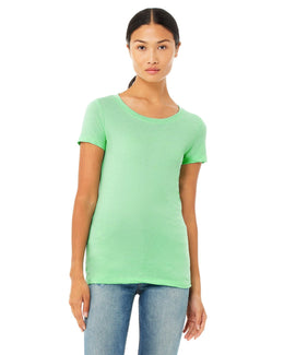 Bella+Canvas Ladies Triblend T-Shirt B8413 | Mint Triblend - Front