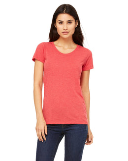 Bella+Canvas Ladies Triblend T-Shirt B8413 | Red Triblend - Front