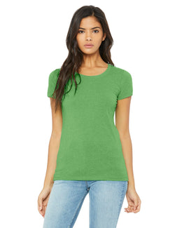Bella+Canvas Ladies Triblend T-Shirt B8413 | Green Triblend - Front