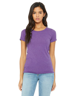 Bella+Canvas Ladies Triblend T-Shirt B8413 | Purple Triblend - Front