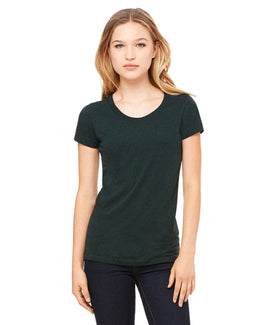 Bella+Canvas Ladies Triblend T-Shirt B8413 | Emerald Triblend - Front