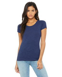 Bella+Canvas Ladies Triblend T-Shirt B8413 | Navy Triblend - Front