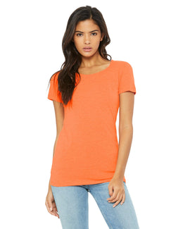 Bella+Canvas Ladies Triblend T-Shirt B8413 | Orange Triblend - Front