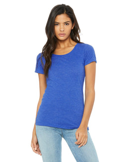 Bella+Canvas Ladies Triblend T-Shirt B8413 | Tr Royal Triblnd - Front