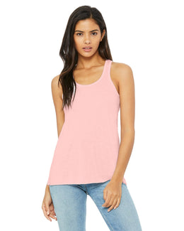 Bella+Canvas Ladies Flowy Racerback Tank B8800 | Soft Pink - Front