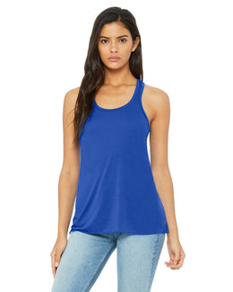 Bella+Canvas Ladies Flowy Racerback Tank B8800 | True Royal - Front