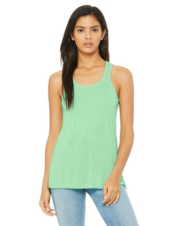 Bella+Canvas Ladies Flowy Racerback Tank B8800 | Mint - Front