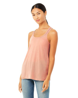 Bella+Canvas Ladies Flowy Racerback Tank B8800 | Peach - Front