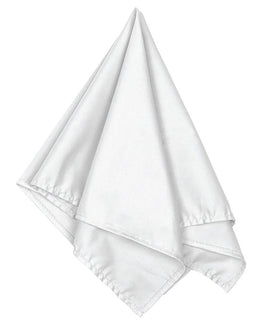 Big Accessories Solid Bandana BA001 | White - Front