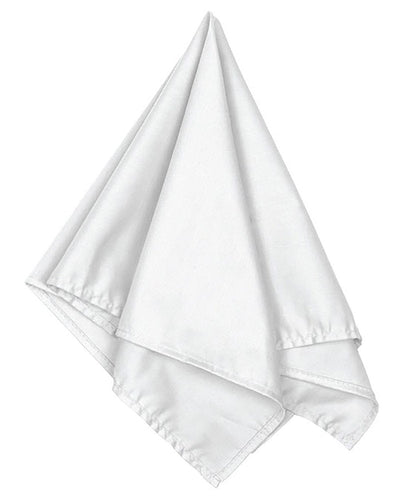 Big Accessories Solid Bandana BA001 | White - Front