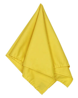 Big Accessories Solid Bandana BA001 | Yellow - Front