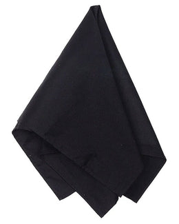 Big Accessories Solid Bandana BA001 | Black - Front