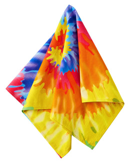Big Accessories Solid Bandana BA001 | Tie Dye - Front