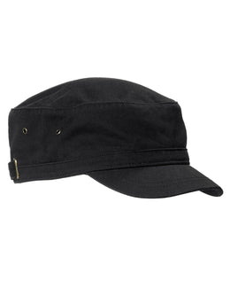 Big Accessories Cadet Cap BA501 | Black - Front