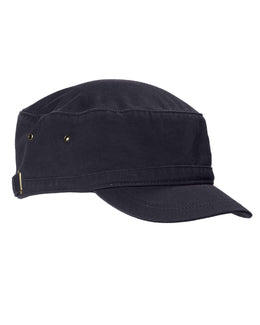 Big Accessories Cadet Cap BA501 | Navy - Front