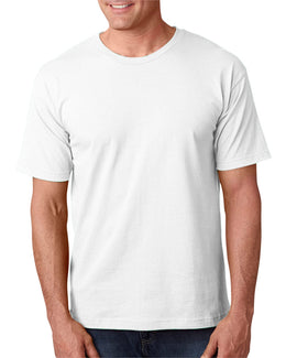 Bayside USA Made Short Sleeve T-Shirt BA5040 | White - Front