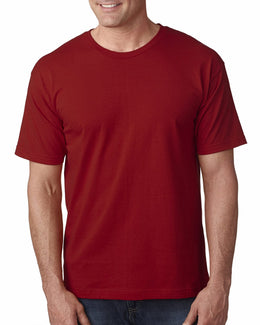 Bayside USA Made Short Sleeve T-Shirt BA5040 | Cardinal - Front