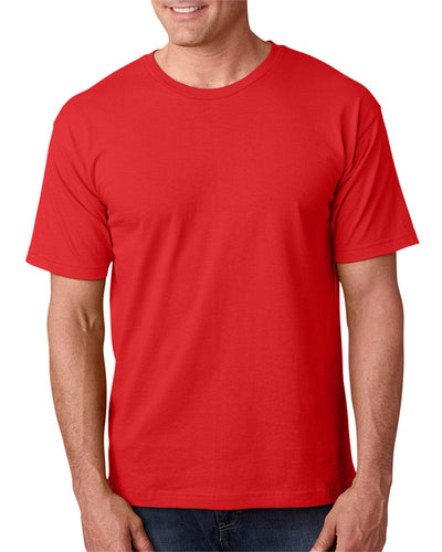 Bayside USA Made Short Sleeve T-Shirt BA5040 | Red - Front