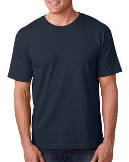 Bayside USA Made Short Sleeve T-Shirt BA5040 | Dark Navy - Front