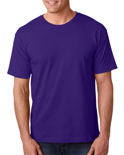 Bayside USA Made Short Sleeve T-Shirt BA5040 | Purple - Front