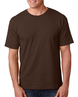 Bayside USA Made Short Sleeve T-Shirt BA5040 | Chocolate - Front