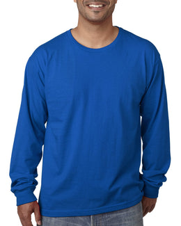Bayside USA Made Long Sleeve T-Shirt BA5060 | Royal - Front
