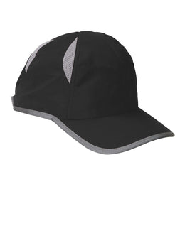 Big Accessories Performance Cap BA514 | Black - Front