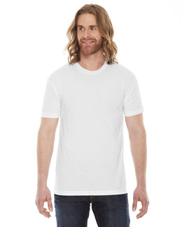 American Apparel Unisex Poly-Cotton Short Sleeve Crewneck BB401W | White - Front
