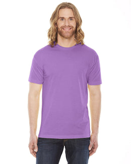 American Apparel Unisex Poly-Cotton Short Sleeve Crewneck BB401W | Orchid - Front
