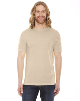 American Apparel Unisex Poly-Cotton Short Sleeve Crewneck BB401W | Creme - Front