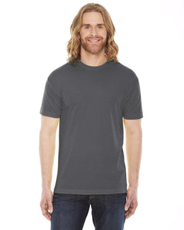American Apparel Unisex Poly-Cotton Short Sleeve Crewneck BB401W | Asphalt - Front