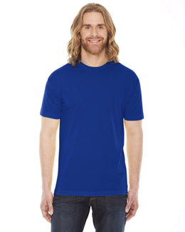 American Apparel Unisex Poly-Cotton Short Sleeve Crewneck BB401W | Lapis - Front
