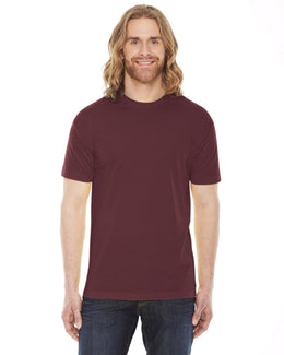 American Apparel Unisex Poly-Cotton Short Sleeve Crewneck BB401W | Truffle - Front