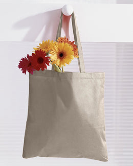 BAGedge 8 oz. Canvas Tote BE003 | Natural - Front
