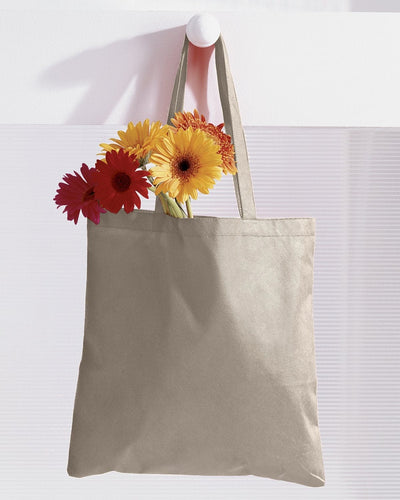 BAGedge 8 oz. Canvas Tote BE003 | Natural - Front