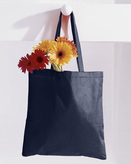 BAGedge 8 oz. Canvas Tote BE003 | Navy - Front
