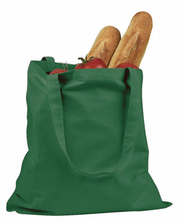 BAGedge 6 oz. Canvas Grocery Tote Bag BE007 | Forest - Front